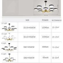 Load image into Gallery viewer, 2022 Modern LED Chandelier for Bedroom Light Color Ceiling Chandeliers Lamp
