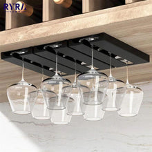 Load image into Gallery viewer, Kitchen Accessories Wall Mount Wine Glasses Holder Stemware Classification Hanging Glass Cup Rack
