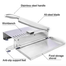 Load image into Gallery viewer, Kitchen Tools Stainless Steel Home Freezer Cutter Slicer Kitchen Freezer Slicing Tool Kitchen Slicer for Slicing Gadget
