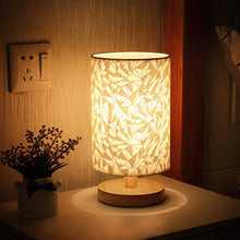 Load image into Gallery viewer, Linen Table Lamp USB Powered Modern Nordic Table Lamp Night Light Touch Control Bedside Lamp
