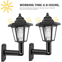 Load image into Gallery viewer, 2Pcs Solar LED Light Outdoor Lamp Spotlight Outdoor Waterproof Lamp Lantern Garden
