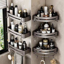 Load image into Gallery viewer, Bathroom Shelves over the Toilet No Drill Wall Mounted Shower Corner Storage Shelves Shampoo Rack

