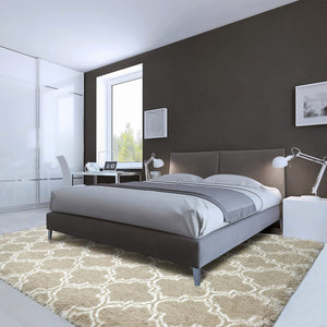 Living Room Carpets Luxury Shag Area Rug Modern Indoor Plush Fluffy Rugs Home Décor Geometric Rugs