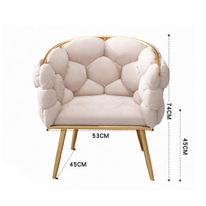 Nordic Ins Leisure Single Sofa Chairs Light luxury