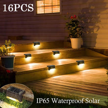 Load image into Gallery viewer, Warm White LED Solar Lamp Path Stair Outdoor Garden Lights Waterproof Solar Power
