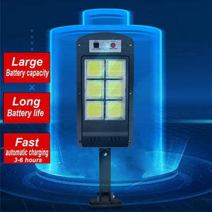 240COB Solar Light Outdoor 2000W Street Wall Lamp LED Motion Powered Sensor PIR with Remote Control for Garden Patio