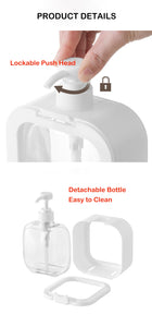300/500ml Bathroom Soap Dispensers Refillable Lotion Shampoo Shower Gel Holder Portable Travel Dispenser Empty Bath Pump Bottle