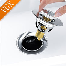 Load image into Gallery viewer, VGX Iiquid Soap Dispenser With Extension Tube Kit and Bottle 304 Stainless Steel Pump Head For Kitchen Sink
