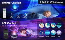 Load image into Gallery viewer, Smart Night Light Aurora Galaxy Projector LED Rotate Bluetooth Speaker Sky Projection Lamp
