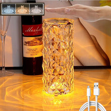 Load image into Gallery viewer, Diamond Crystal Touch Table Lamp Gift Desk Night Lights Decoration Bedroom
