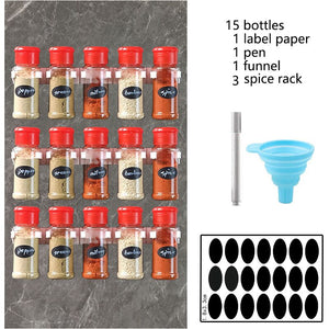 5/10/15/20PC Jars for spices Salt and Pepper Shaker Seasoning Jar spice organizer