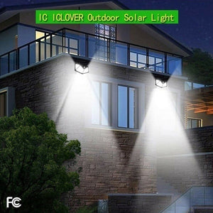 2/4/6/8Pcs 100 LED Solar Wall Lights Outdoor Solar Lamp PIR Motion Sensor Solar Powered Sunlight Street Light