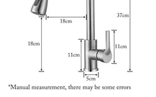 Load image into Gallery viewer, Kitchen Faucet Black Kitchen Tap  Pull Out  Kitchen Sink Mixer Tap Brushed Nickle Stream Sprayer Head

