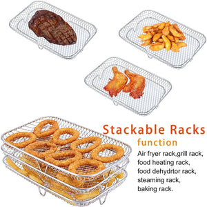 Roasting Rack Compatible With Most Air Fryer Air Fryer Accessories Stainless Steel