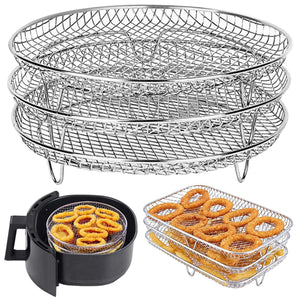 Roasting Rack Compatible With Most Air Fryer Air Fryer Accessories Stainless Steel