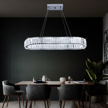 Load image into Gallery viewer, Modern K9 Crystal Led Chandelier Lights Home Lighting Chrome Lustre Chandeliers Ceiling Pendant Lamp
