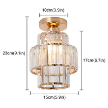 Load image into Gallery viewer, Modern K9 Crystal Pendant Light Living Dining Room Nordic Chandelier Led Ceiling Lamp Indoor Home Décor
