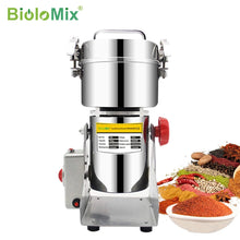 Load image into Gallery viewer, BioloMix 800g 700g Grains Spices Hebals Cereals Coffee Dry Food Grinder Mill

