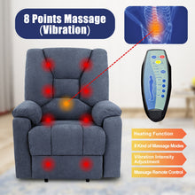Load image into Gallery viewer, Sofa for Elderly Electric Lift Chair with Heat Vibration Massage Living Room Sofa Chair Recliner Power Armchair Home Furniture
