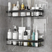 Load image into Gallery viewer, Bathroom Shelves No-drill Wall Mount Corner Shelf Shower Storage Rack Holder
