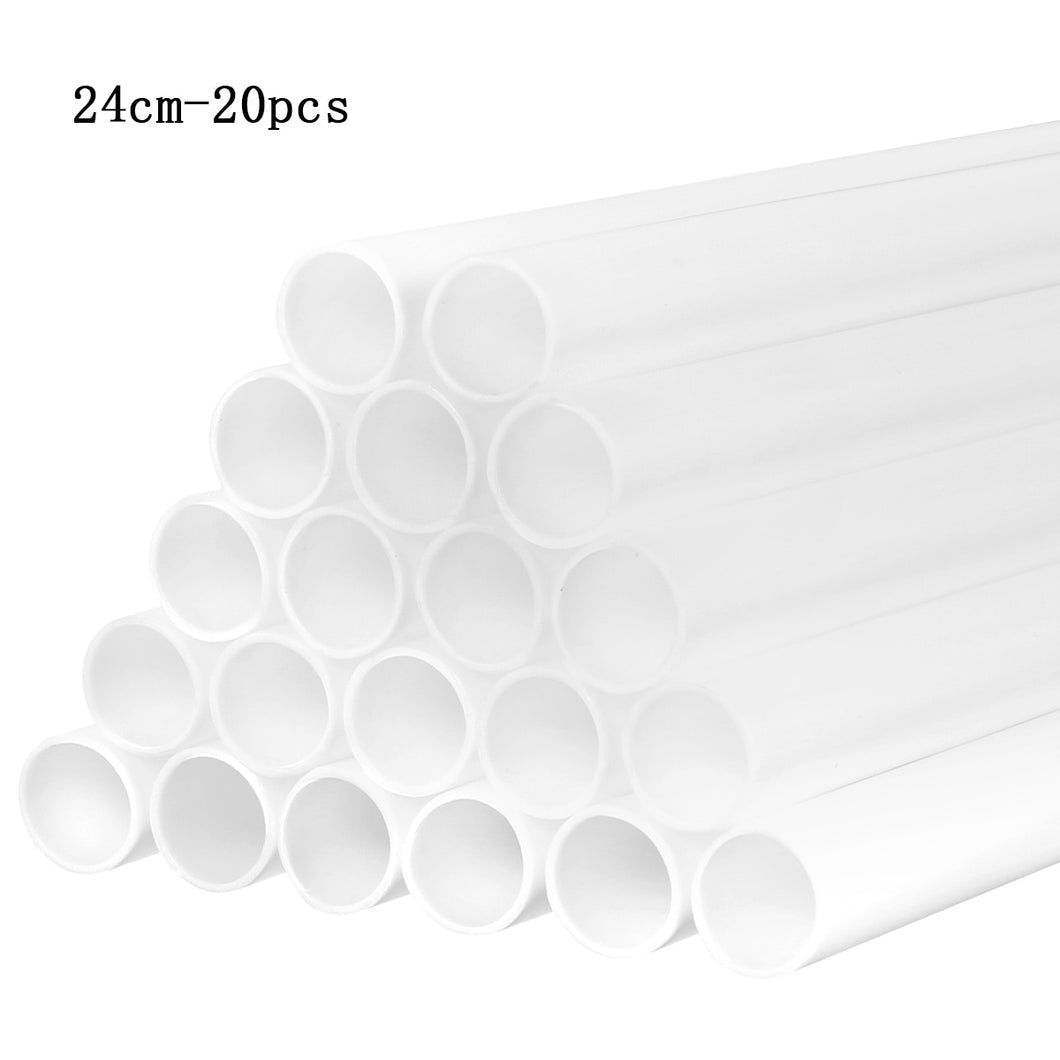 20Pcs Cake Dowels White Plastic Cake Support Rods cake tool Straws 9.4/11.8" Length cake stand