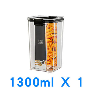 Food Storage Kitchen Container Plastic Box Jars for Bulk Cereals Kitchen Organizers for Pantry Organizer Jars With Lid Home