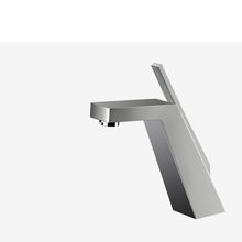 Load image into Gallery viewer, Becola Basin Faucet Black/Chrome Face Single Handle Deck Mounted Sink Taps Cold and Hot Mixer for Bathroom Crane Faucets
