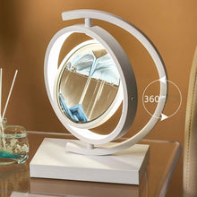 Load image into Gallery viewer, LED quicksand painting hourglass art unique decorative sand painting night light bedroom decoration glass hourglass table lamp
