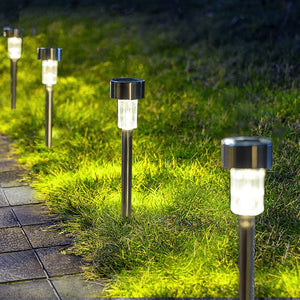 12Pack Solar Garden Light Outdoor Solar Powered Lamp Lanter Waterproof Landscape Lighting For Pathway Patio Yard Lawn Decoration