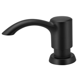 Samodra Nickel Soap dispenser Black Kitchen sink Counter Liquid Soap Dispenser Bottle kitchen accessories