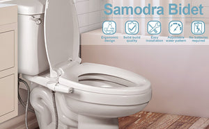 Samodra Toilet Bidet Sprayer Ultra-Slim bidet Toilet seat hygienic shower Dual nozzle