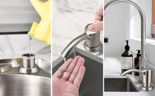 Load image into Gallery viewer, Samodra Nickel Soap dispenser Black Kitchen sink Counter Liquid Soap Dispenser Bottle kitchen accessories
