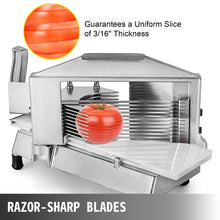 Load image into Gallery viewer, VEVOR Commercial Tomato Cheese Slicer Bench Sharp Blades Kitchen Appliance Stainless Steel Home Manual Vegetable Fruit Cutter
