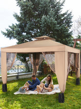 Load image into Gallery viewer, VEVOR Outdoor Gazebo Canopy Tent W/ Netting Sandbag Patio Garden Shade Awning Shelter Picnic
